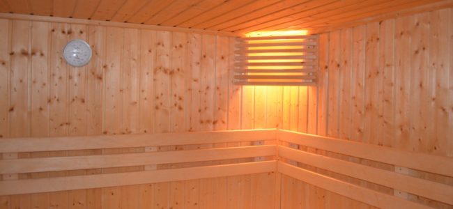 empty sauna